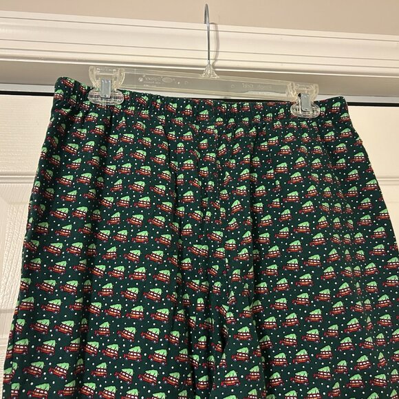 Mens VINEYARD VINES Sz S Green With Car Christmas Pajama Pants - Picture 4 of 7